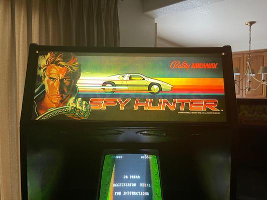 1983 Bally Midway Spy Hunter Upright Arcade Video Machine Image