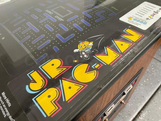 1983 Midway Jr. Pac-Man Cocktail Arcade Machine Image