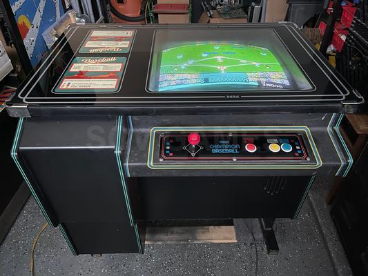 1983 Sega Champion Baseball Cocktail Arcade Machine Image