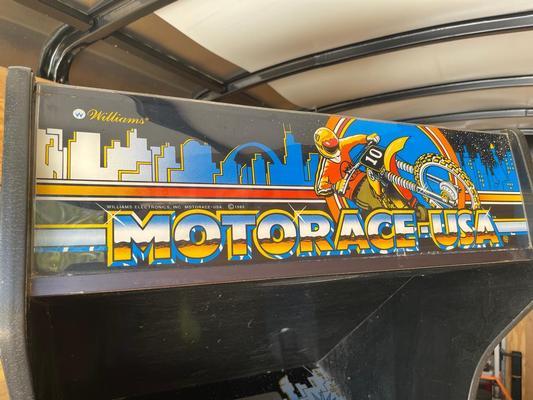 1983 Williams MotoRace USA Upright Arcade Machine Image