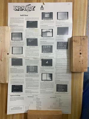 1984 Atari Paperboy Handlebar Controller and Misc. Parts Image