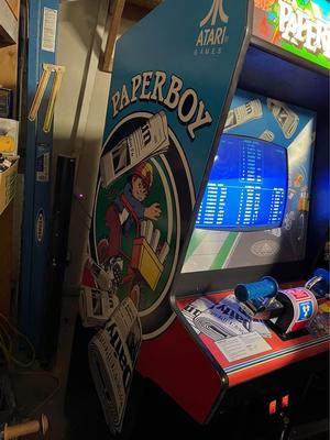 1984 Atari Paperboy Upright Arcade Machine Image