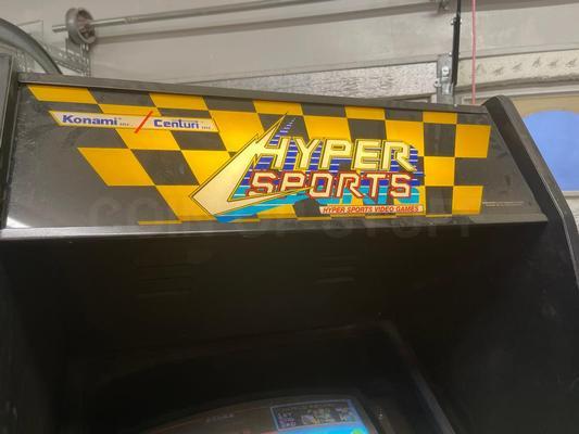 1984 Konami Hyper Sports Upright Arcade Machine Image