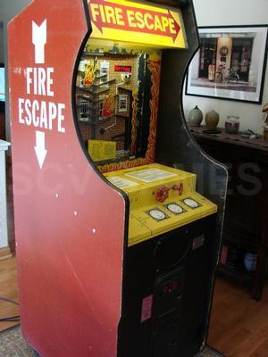 1984 MTG Fire Escape Upright Arcade Machine Image