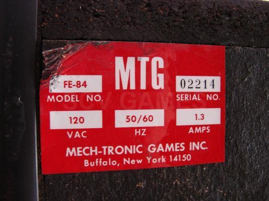 1984 MTG Fire Escape Upright Arcade Machine Image