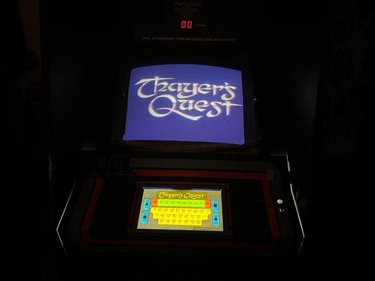 1984 RDI Thayer's Quest Upright Arcade Machine Image