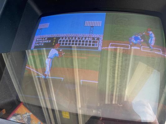 1985 Cinematronics World Series The Season Baseball Upright Arcade Machine Image