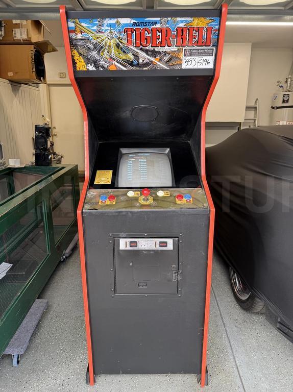 1985 Romstar Tiger-Heli Upright Arcade Machine