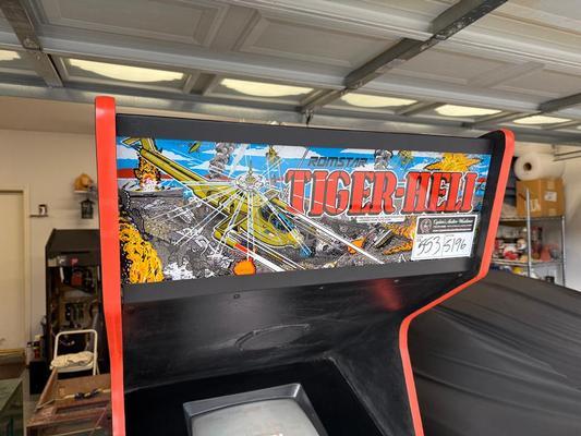 1985 Romstar Tiger-Heli Upright Arcade Machine Image