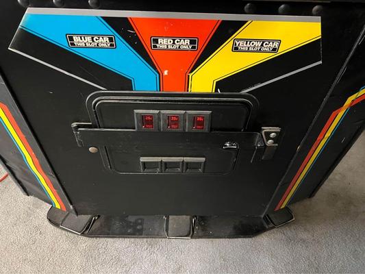 1986 Atari Super Sprint Upright Arcade Machine Image