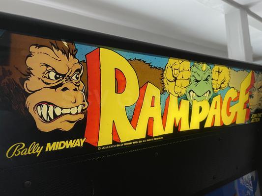 1986 Midway Rampage Upright Arcade Machine Image