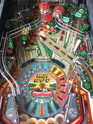 1986 Williams High Speed Pinball Machine Image