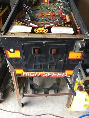 1986 Williams High Speed Pinball Machine Image