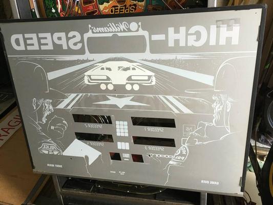 1986 Williams High Speed Pinball Machine Image