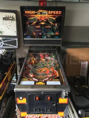 1986 Williams High Speed Pinball Machine Image