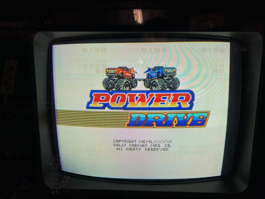 1987 Bally Power Drive Upright Arcade Machine Image