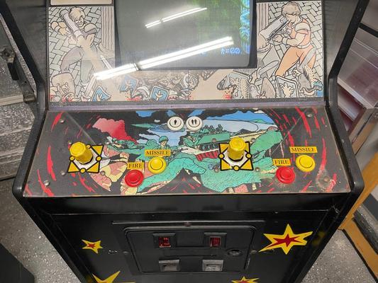 1987 Romstar Time Soldiers Upright Arcade Machine Image