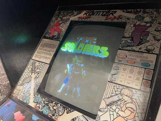 1987 Romstar Time Soldiers Upright Arcade Machine Image