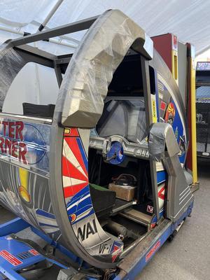 1987 Sega After Burner Deluxe Cockpit Arcade Machine Image