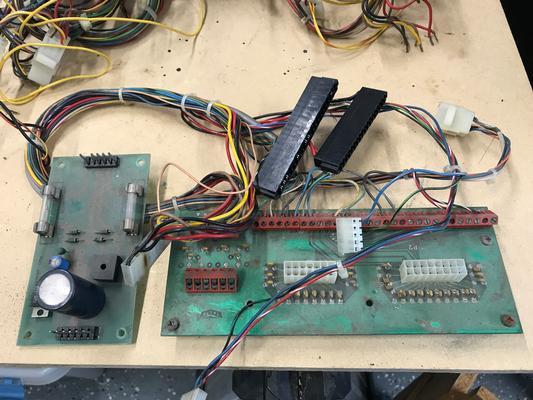 1987 Taito Operation Wolf Upright Full Wiring Harness Image