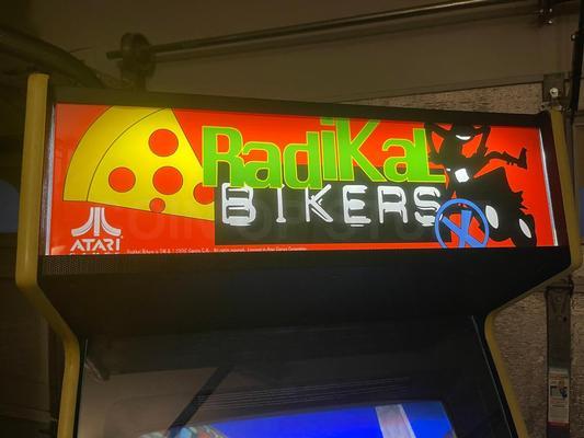 1988 Atari Radikal Bikers Upright Arcade Machine Image