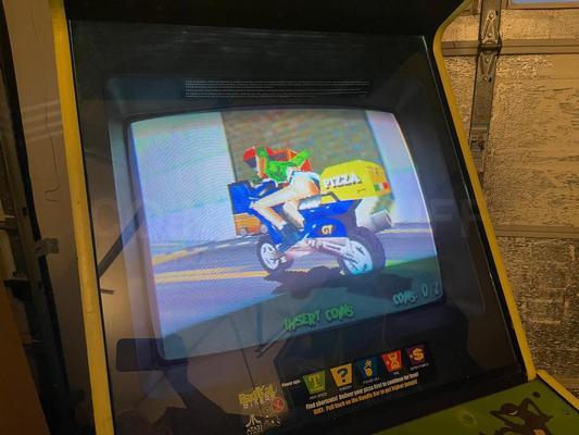 1988 Atari Radikal Bikers Upright Arcade Machine Image