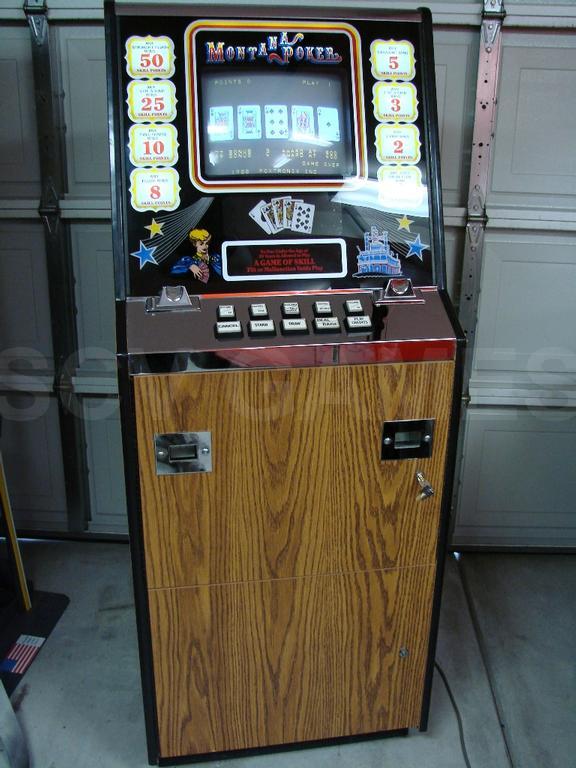 1988 Foxtronix Video Poker Upright Machine