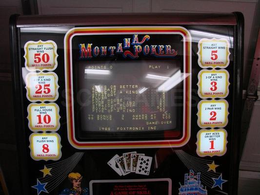 1988 Foxtronix Video Poker Upright Machine Image