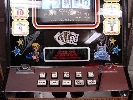 1988 Foxtronix Video Poker Upright Machine Image