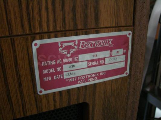 1988 Foxtronix Video Poker Upright Machine Image