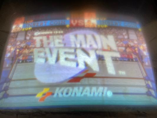 1988 Konami The Main Event Arcade Board Set and Button Set Image