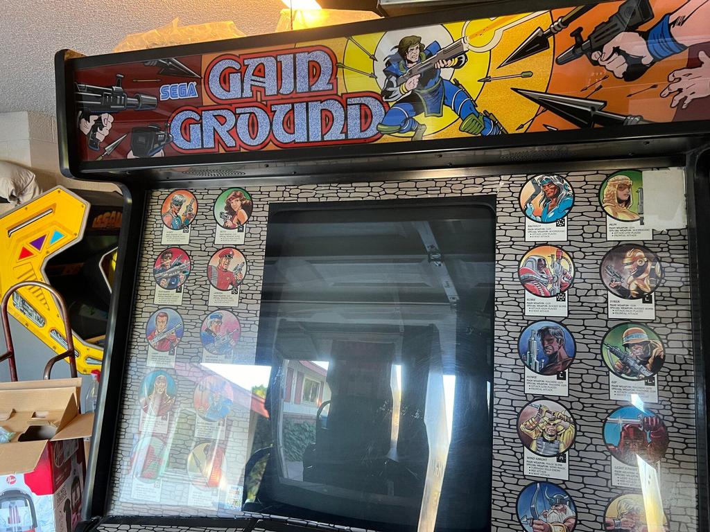 1988 Sega Gain Ground Upright Arcade Machine