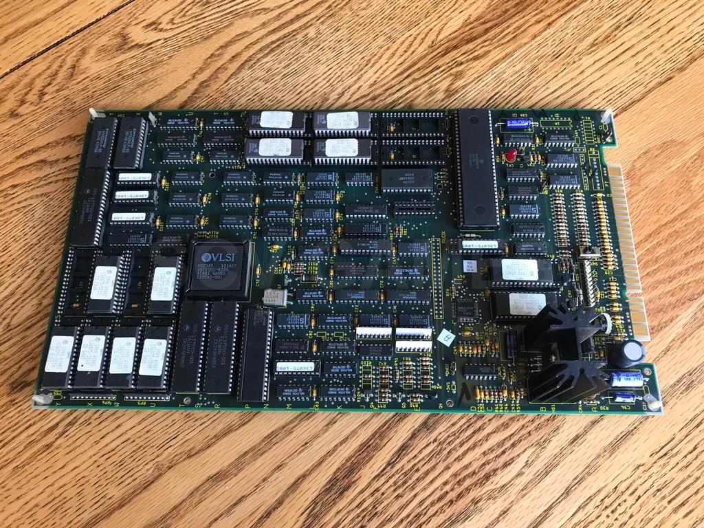 1989 Atari KLAX Arcade PCB and Monitor Bezel