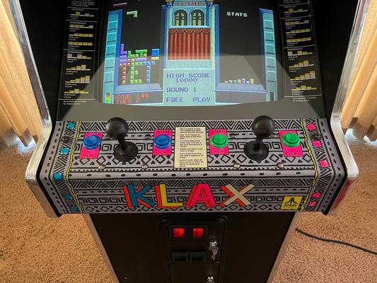 1989 Atari KLAX Cabaret Arcade Machine Image