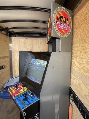 1989 Atari Tournament Cyberball 2072 Arcade Machine Image