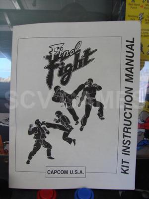 1989 Capcom Final Fight Upright Video Arcade Game Image