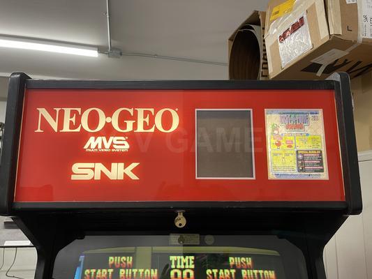 1989 SNK Neo-Geo Upright 2 Cartridge Arcade Machine Image