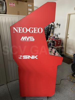 1989 SNK Neo-Geo Upright 2 Cartridge Arcade Machine Image