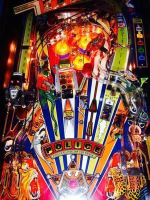 1989 Williams Police Force Pinball Machine Image