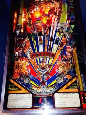 1989 Williams Police Force Pinball Machine Image