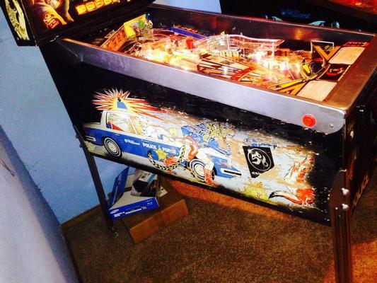 1989 Williams Police Force Pinball Machine Image