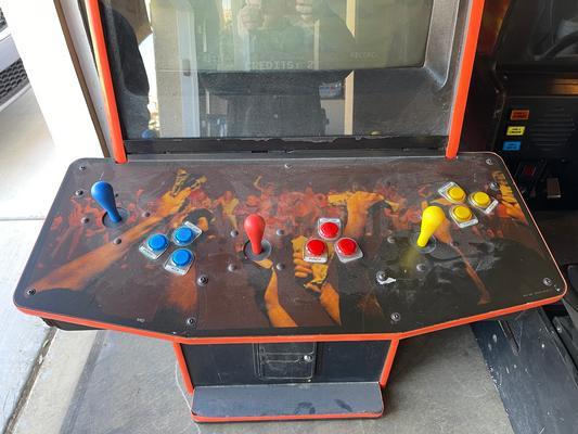 1990 Atari Pit Fighter Upright Arcade Machine Image