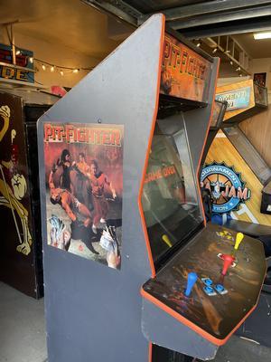 1990 Atari Pit Fighter Upright Arcade Machine Image