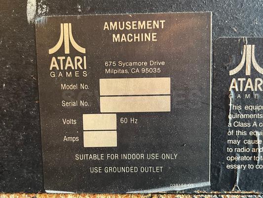 1990 Atari Pit Fighter Upright Arcade Machine Image