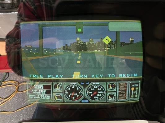 1990 Atari Race Drivin Upright Arcade Machine Image