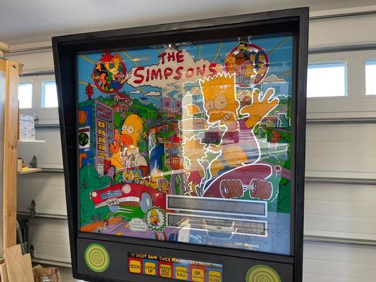 1990 Data East The Simpsons Pinball Machine Image