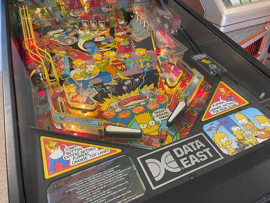 1990 Data East The Simpsons Pinball Machine Image