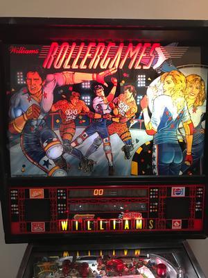 1990 Williams Rollergames Pinball Machine Image