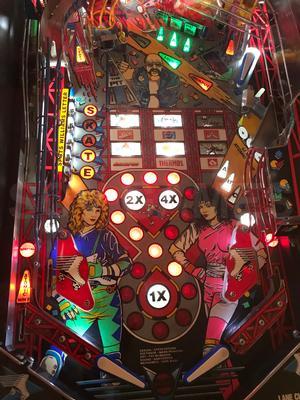 1990 Williams Rollergames Pinball Machine Image