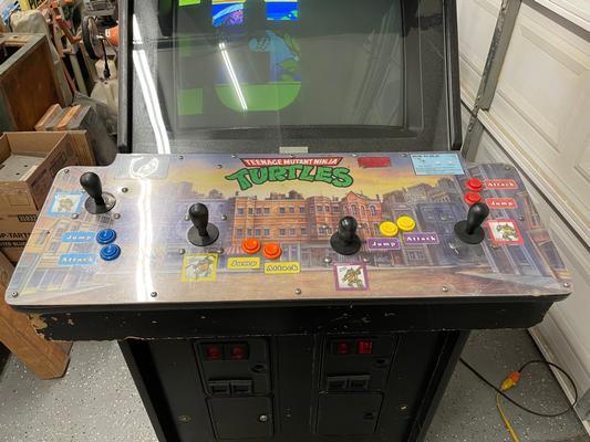 1991 Konami Teenage Mutant Ninja Turtles Turtles In Time Upright Arcade Machine Image